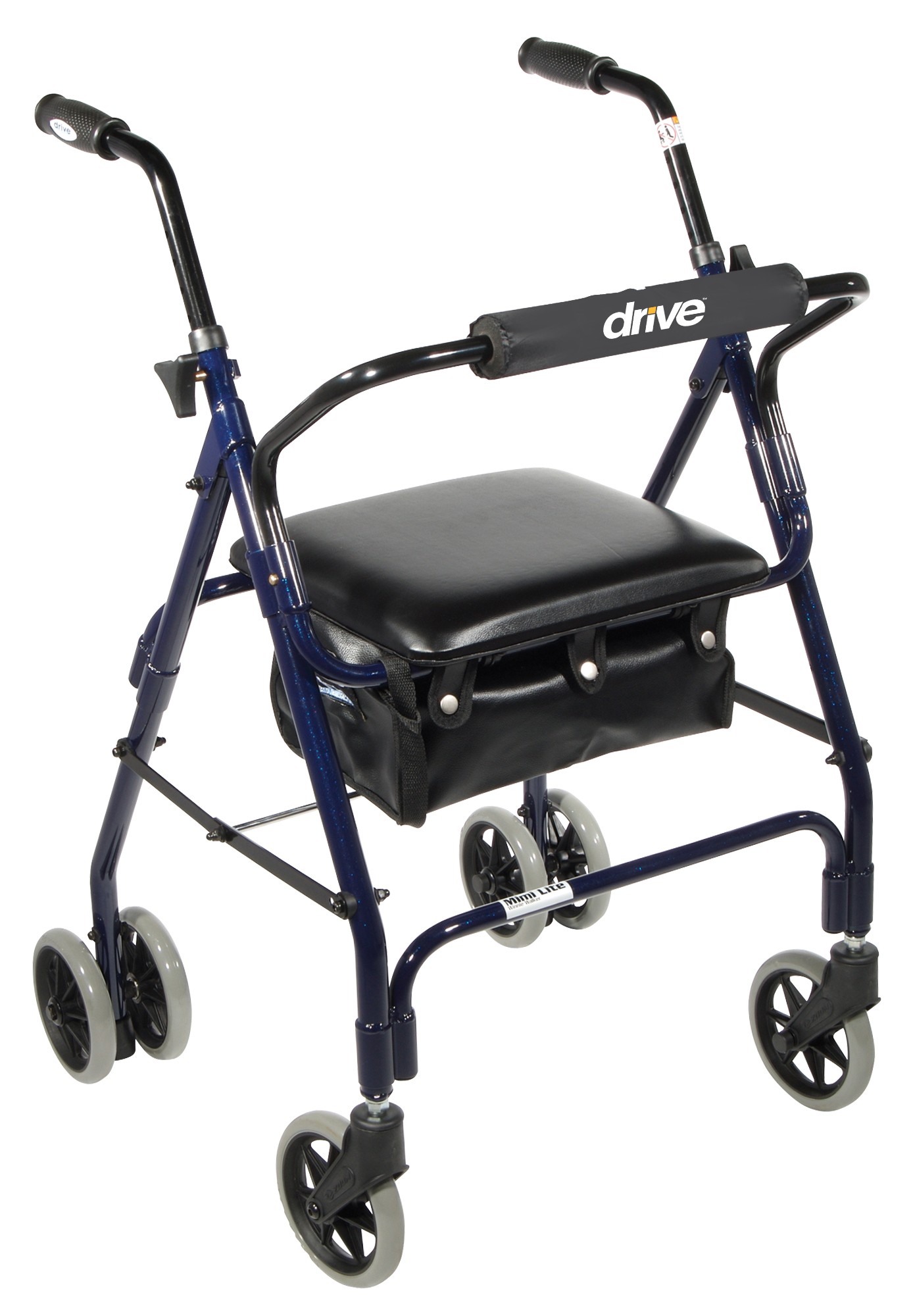 Mimi Lite Push Dwn Brake Blue1/cs - On The Mend Medical Supplies & Equipment