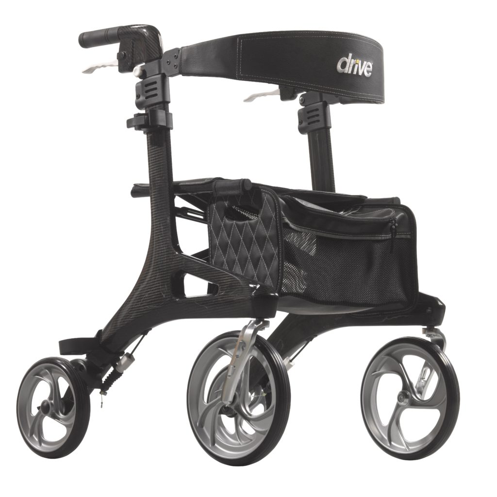 Nitro Elite CF, Carbon Fiber Rollator - On The Mend Medical Supplies & Equipment 
