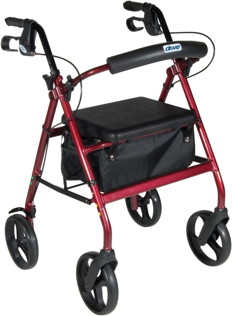 728 Removeable Wheels, Red,RTL,1 EA - On The Mend Medical Supplies & Equipment 